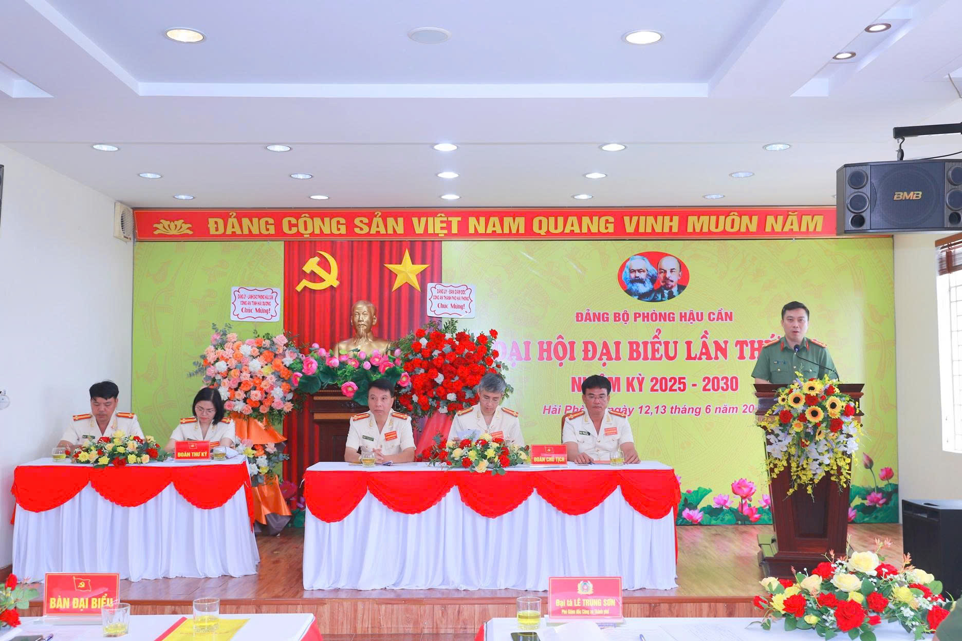 Đảng bộ Phòng Hậu cần CATP: Tổ chức Đại hội đại biểu lần thứ XV, nhiệm kỳ 2025 - 2030